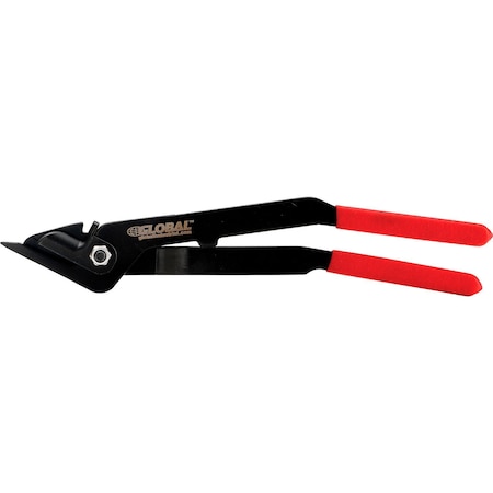 Global Industrial Cutter For 3/8, 1-1/4W Steel Strapping, Black/Red ...
