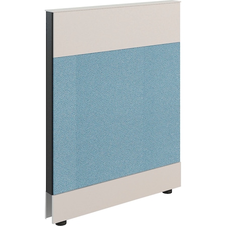 Global Industrial Modular Partition Base Panel, 30W x 38H, Blue ...
