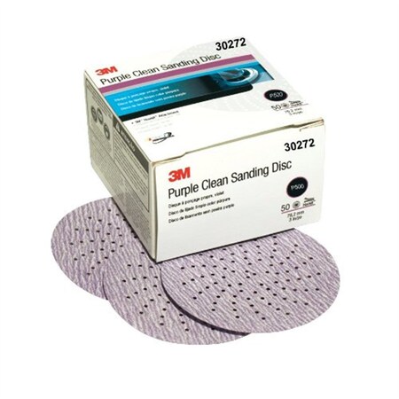 3M Cubitron™ II 80 Grit 6" Purple Sanding Disc #31371, Box Of 50