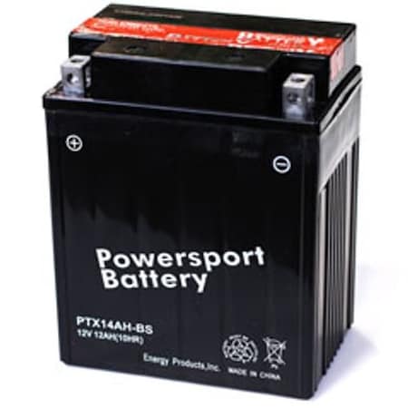 Replacement for Kawasaki Kaf400 Utility Vehicle 400cc ATV Battery FOR Model Year 2007