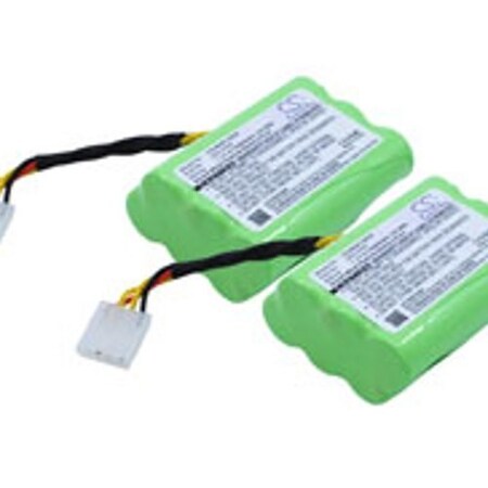vhbw 2x Akku Ersatz für Electrolux OSBP72LI25, 405537959/0, 4060001007 für (2600 mAh, 7,2 V, Li