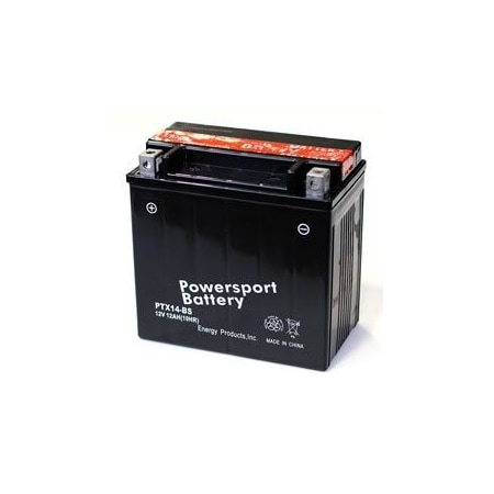 ATV Battery, Replacement For Chrome, Ytx14-Bs Battery