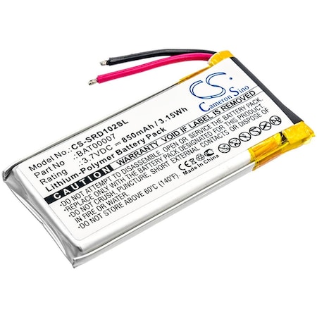 Replacement For Cardo Packtalk Duo Battery