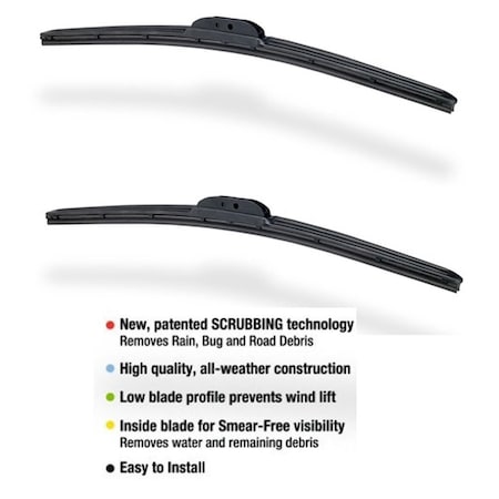 Replacement For HONDA, CLARITY YEAR 2018 PLATINUM WIPER BLADES