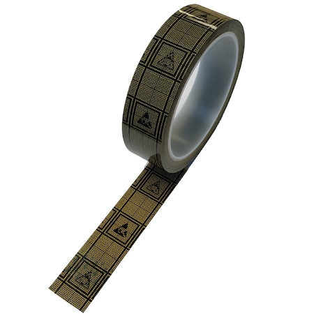 Bertech Conductive Grid Tape, 1.9 Mil Thick, 1/4 In. Wide x 36 Yards ...