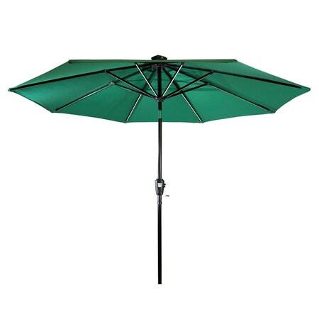 Sun Ray 801053ole 293 79 9 Ft Round Next Gen Solar Lighted Umbrella Zoro Com
