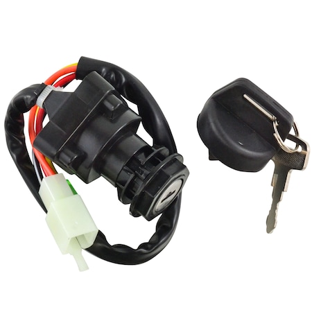 2-Pos. Key Switch for Suzuki LT 80 Quadsport, LT-4WD 250/LTF 250 Quadrunner, LTZ 50 Quadsport 1987-