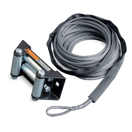 Fairing Rope Warn Synthetic Rope With Roller Fairlead 72128 | Zoro