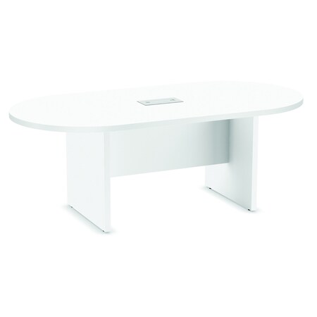 Officesource OS Conference Tables Racetrack Conference Table with Slab ...