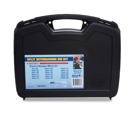 Bolt Rethread Kit Steelman 18-Piece Metric Split Die Bolt Repair / Rethreading Kit 60754 ...