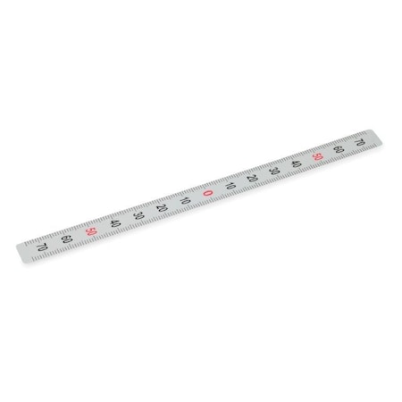 J.W. Winco GN711-KUS-50-S-M Adhesive Ruler GN711 | Zoro
