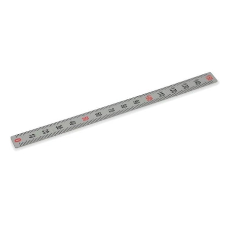 Jw Ruler J.W. Winco GN711-NI-50-S-U Adhesive Ruler GN711 | Zoro