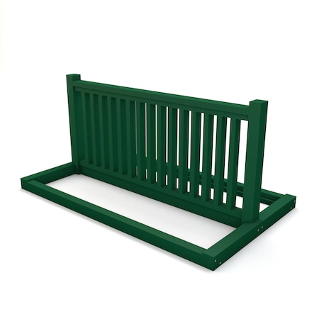 Frog Furnishings GREEN RECYCLED PLASTIC BIKE RACK PB BIKEGRE | Zoro