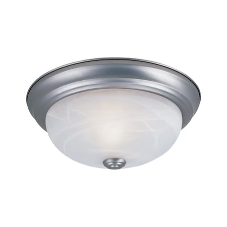 Designers Fountain 15in 3-Light Pewter Ceiling Light Flush Mount 1257L ...