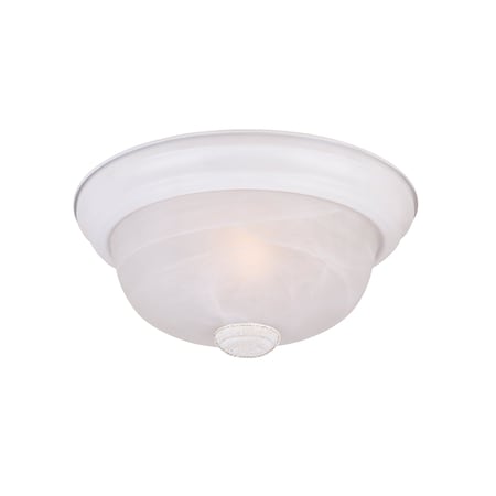 Designers Fountain 15in Large 3-Light White Ceiling Light Flush Mount ...