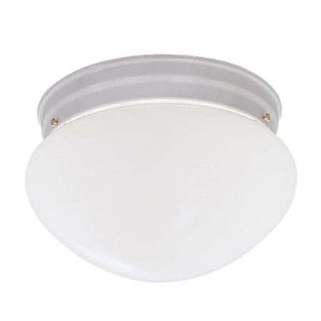 Designers Fountain Basic Flush Mount 9in 2-Light White Flush Mount with ...