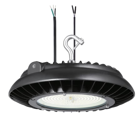 Designers Fountain 11 inch Round Integrated LED Black High Bay Light ...