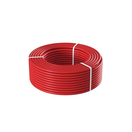 Red Stephens Jones Stephens 1/2in. x 300ft Red PEX-A Pipe for Potable Water, Coil ...