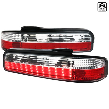 hver dag turnering supplere Spec-D Tuning 89-94 Nissan 240Sx S13 Coupe LED Tail Lights  LT-S13892RCLED-TM | Zoro