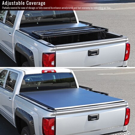 Spec D Tuning Tc3 Siv07 58 Mp 252 09 07 13 Chevrolet Silverado 5 8 Feet Bed Trifold Tonneau Cover Zoro Com