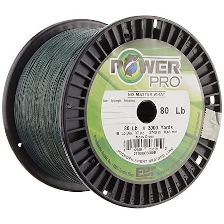 Power Pro Spectra Braided Fishing Line 80Lb 3000Yd Green 21100803000E | Zoro