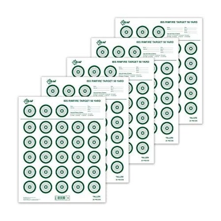 Ibs Rimfire Target Allen Co Ibs Rimfire Target, 2, 25PK 15582 | Zoro
