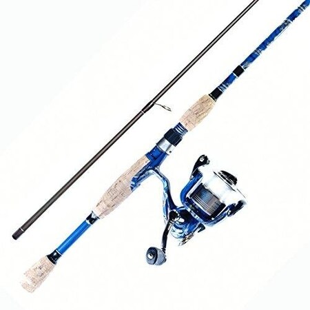 Ardent Blue Reaper Spinning Combo, 2000 Size Reel, 21 Bb, 511 Gear ...