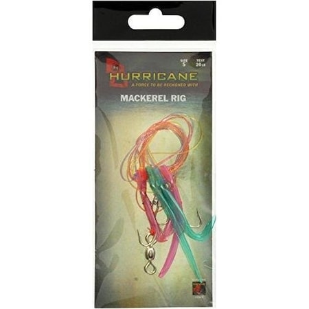 Hurricane Mackerel Rig WFlur Atractors MR-5 | Zoro