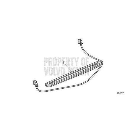 Volvo Penta Wiring Harness V2 22987486 | Zoro