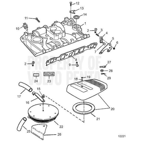 Volvo Penta Intake Manifold 3855806 | Zoro