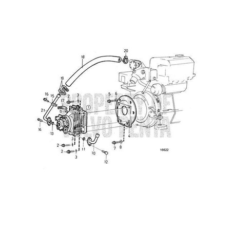 Volvo Penta Coolant PipeV2 854539 | Zoro