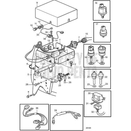 Volvo Penta Wiring Harness 873603 | Zoro