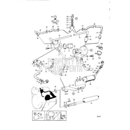 Kit Thermostat Pour Volvo Penta MD30/40 / AD30/40 / T A MD30 40 Ad30 40 T A Md30 40 Aqad30 40