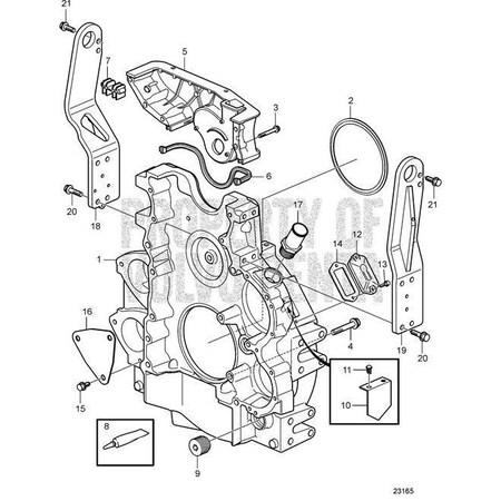Volvo Penta Flange ScrewV2 984825 | Zoro