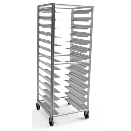Lockwood Manufacturing Full Height 14 Tray Rack, Adjust Slides, 4.5 ...