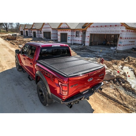 Linex Coated Topper Undercover Hard Tri-Fold, Non-Lockable, Black Matte, Textured, Line-X ...