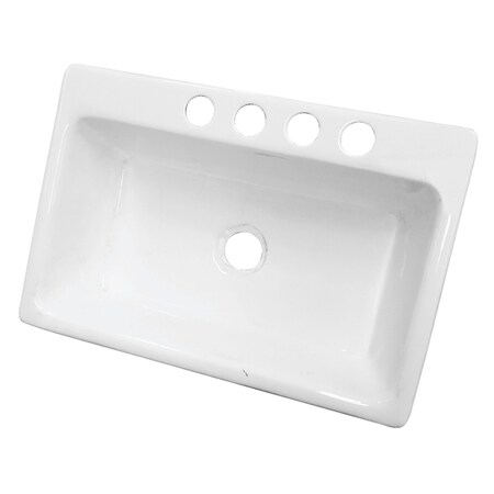 Gourmetier GCKUS33229 33-Inch Cast Iron Undermount Kitchen ...