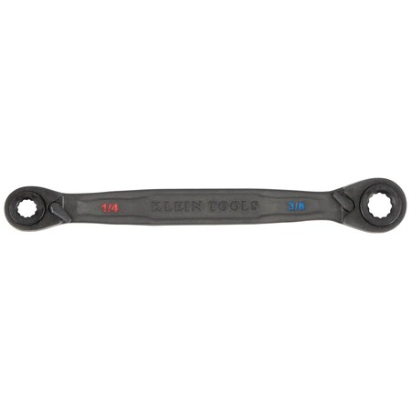 Klein Tools 4-in-1 Ratcheting Wrench Set, SAE, 2-Piece 68216 | Zoro