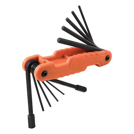 11 Piece SAE Fold-Up, Hex Key Set