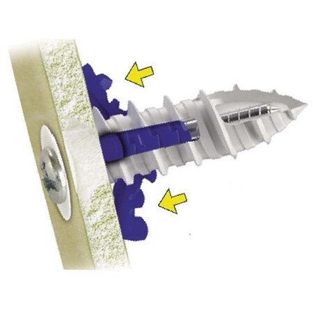 Dottie WallDriller Screw Anchor, 1-1/2