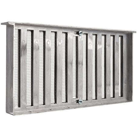 Gaf Master Flow 16 in. x 8 in. Die-Cast Aluminum Grate Style Foundation ...