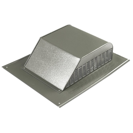 Gaf Master Flow 60 sq. in. NFA Galvanized Slant Back Roof Louver Static ...