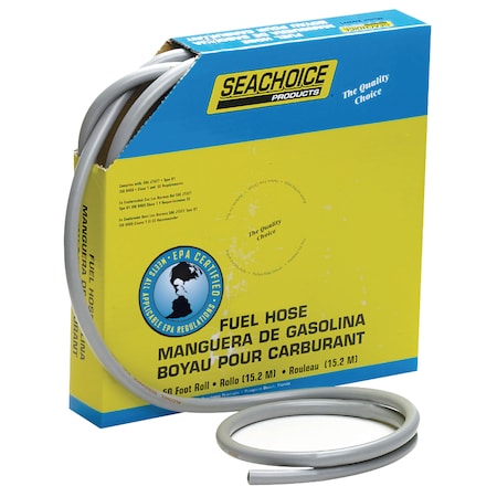 Seachoice 21221 Fuel Hose EPA Compliant Type B1-15 for Repair and Replacement on Outboard Engines
