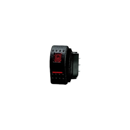 Blue Sea Systems Blue Sea Water Resistant Contura II Switch, Black, On ...