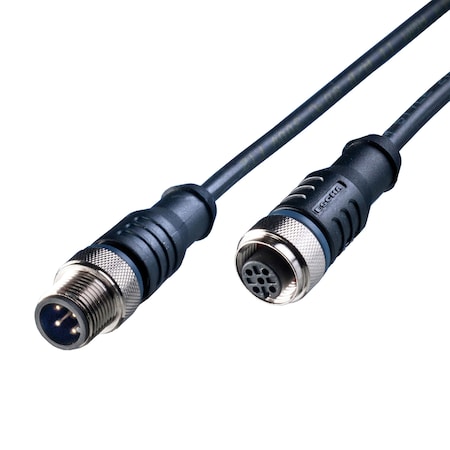 Led2Work Sensor cable, PUR, 2.5 m 8.2 ft, M12 plug/M12 socket, A-type coded, for 24V 200100-02