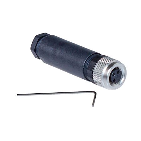 Led2Work M8 plug connector, socket, straight, per 24V DC 200200-20