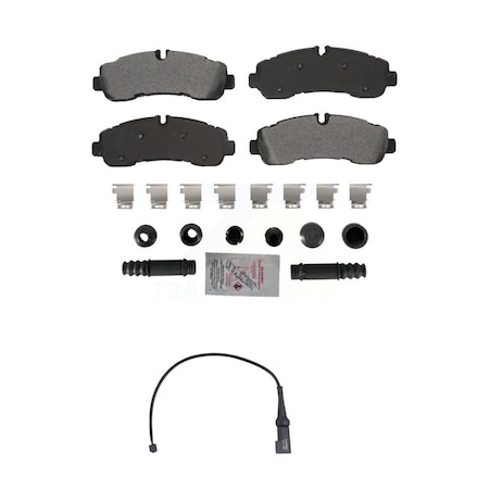 Ameribrakes Rear Ceramic Disc Brake Pads And Wear Sensors Kit For 2020 ...