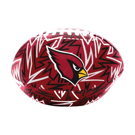 Logo Brands Arizona Cardinals Graffiti Micro Soft Football 601-93MCS-R1 ...