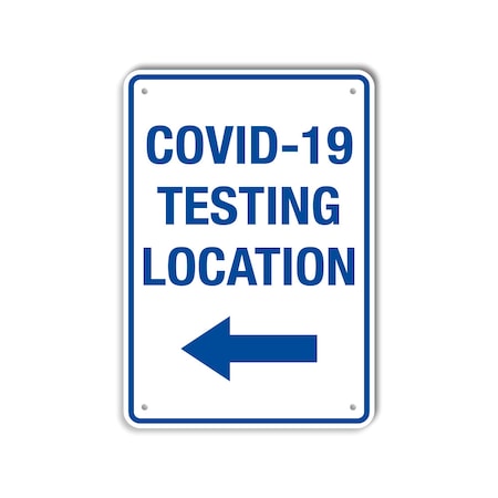 Lyle COVID Plastic Sign, Covid-19 Testing Location, 10x14, LCUV-0015-NP ...