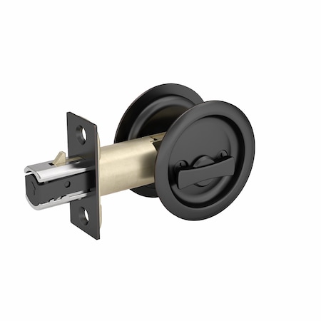 Richelieu 2 716inch 62 mm Round Pocket Door Privacy Pull, OilRubbed Bronze 17RORB42